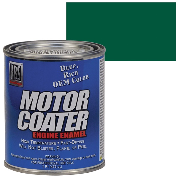 KBS Motor Coater Engine Enamel - Buick Green, Pint